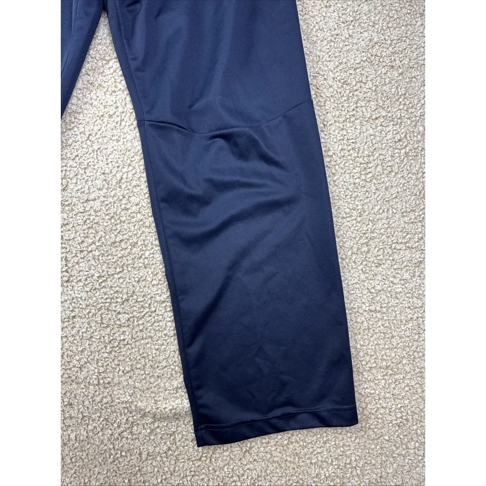 Nike Track Pants Mens Large Navy Blue with Blue Vented Mesh Stripe 940241-471
